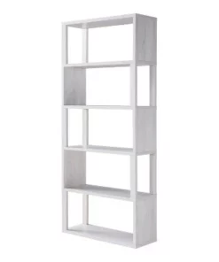 70.75" Montalva 5 Shelf Bookcase White Oak - HOMES: Inside + Out