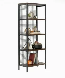 60" Market Commons Bookcase Rich Walnut - Sauder -Bookshelves Sales Shop unnamed file 4672