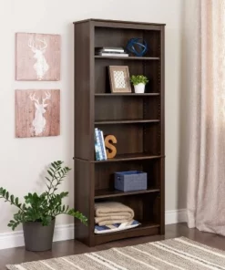 6 Shelf Bookcase Espresso - Prepac -Bookshelves Sales Shop unnamed file 4679