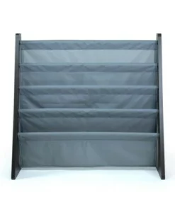 Sumatra Kids' Bookshelf 4 Tier Book Organizer Espresso/Gray - Humble Crew