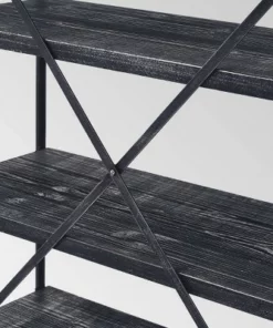 68" Farrells Industrial 5 Shelf Bookcase Gray - Christopher Knight Home 9 68" Farrells Industrial 5 Shelf Bookcase Gray - Christopher Knight Home -Bookshelves Sales Shop unnamed file 4689