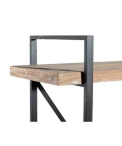 Olivia & May 67" Tall Industrial Metal and Wood Bookshelf Brown - Olivia & May -Bookshelves Sales Shop unnamed file 4724