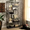 69" Dustin 6 Shelf Bookcase Dark Gray - HOMES: Inside + Out 2 69" Dustin 6 Shelf Bookcase Dark Gray - HOMES: Inside + Out -Bookshelves Sales Shop unnamed file 4729