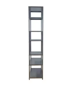 69" Dustin 6 Shelf Bookcase Dark Gray - HOMES: Inside + Out -Bookshelves Sales Shop unnamed file 4733