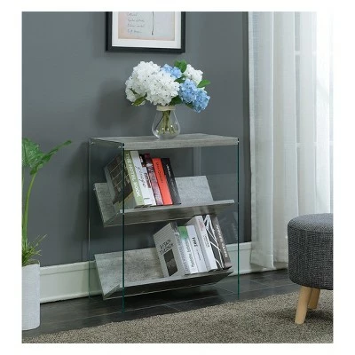 27.75" SoHo Bookcase Faux Birch - Breighton Home 4 27.75" SoHo Bookcase Faux Birch - Breighton Home - Image 2