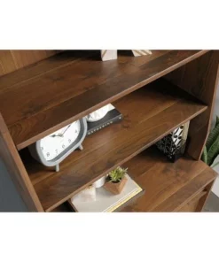 34.213" Clifford Place Library Hutch Grand Walnut - Sauder -Bookshelves Sales Shop unnamed file 4748