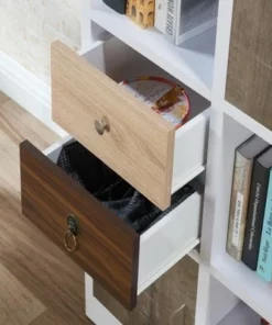 61.5" Hirsch Contemporary Bookcase White - HOMES: Inside + Out -Bookshelves Sales Shop unnamed file 4769