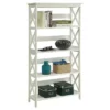 60" Oxford 5 Tier Bookcase White - Breighton Home -Bookshelves Sales Shop unnamed file 4791