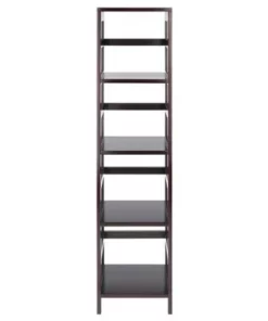 55" 4 Section Narrow Bookshelf Espresso - Winsome