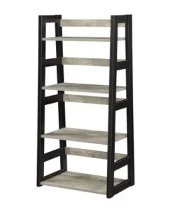 44.25" Designs2Go Trestle Bookcase - Breighton Home White -Bookshelves Sales Shop unnamed file 4818