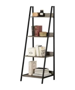 57.75" Evane 4 Fixed Shelves Shelving Unit Ash Oak - South Shore -Bookshelves Sales Shop unnamed file 4861