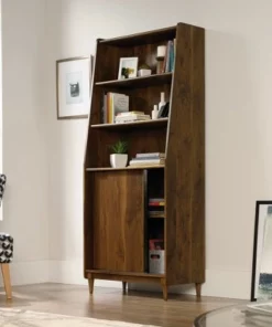 70" Harvey Park Wide Bookshelf Grand Walnut - Sauder -Bookshelves Sales Shop unnamed file 4867