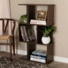40.2" Legende Finished Display Bookcase Brown/Dark Gray - Baxton Studio -Bookshelves Sales Shop unnamed file 4868