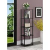 61.25" Designs2Go Classic Glass 5 Tier Tower - Breighton Home Black -Bookshelves Sales Shop unnamed file 4874