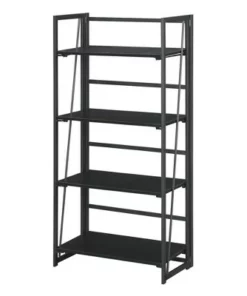 Xtra Folding 4 Tier Bookshelf - Breighton Home Gray -Bookshelves Sales Shop unnamed file 4895