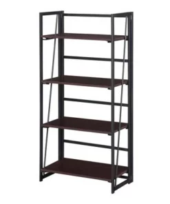 Xtra Folding 4 Tier Bookshelf - Breighton Home Gray -Bookshelves Sales Shop unnamed file 4896