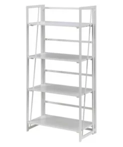 Xtra Folding 4 Tier Bookshelf - Breighton Home Gray -Bookshelves Sales Shop unnamed file 4898