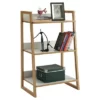 36" Oslo Sundance 3 Tier Shelf White/Bamboo - Breighton Home -Bookshelves Sales Shop unnamed file 4899