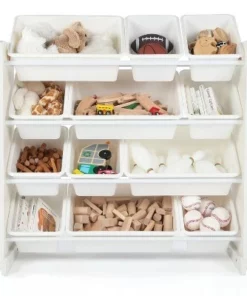 Kids' Toy Organizer Cambridge Collection White - Humble Crew
