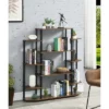 52.5" Designs2Go Wall Unit Bookshelf Barnwood/Black Poles - Breighton Home 1 52.5" Designs2Go Wall Unit Bookshelf Barnwood/Black Poles - Breighton Home -Bookshelves Sales Shop unnamed file 4901