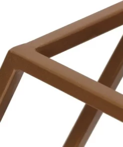 17" Lepley Modern Glam Handcrafted Glass 2 Shelf Hexagonal Decorative Shelf Antique Gold - Christopher Knight Home -Bookshelves Sales Shop unnamed file 4945