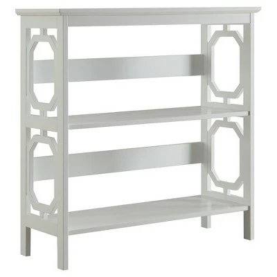 Breighton Home Omega 3 Tier Bookcase 32.5" Black - Convenience Concepts® 6 Breighton Home Omega 3 Tier Bookcase 32.5" Black - Convenience Concepts® - Image 4