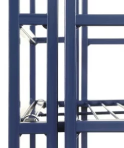 45" Xtra Storage 4 Tier Folding Metal Shelf Cobalt Blue - Breighton Home -Bookshelves Sales Shop unnamed file 4984