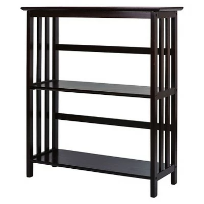 Flora Home 33.5" 3 Tier Mission Style Shelf 5 Flora Home 33.5" 3 Tier Mission Style Shelf - Image 3