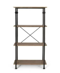 Bauman Modern Industrial 4 Shelf Etagere Bookcase - Christopher Knight Home Gray/dark Bronze 20 Bauman Modern Industrial 4 Shelf Etagere Bookcase - Christopher Knight Home Gray/dark Bronze -Bookshelves Sales Shop unnamed file 4997
