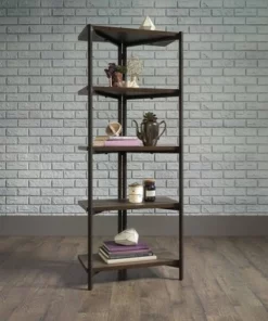 60" North Avenue Bookshelf Smoked Oak - Sauder