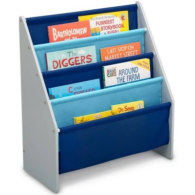 Delta Children Sling Book Rack Bookshelf for Kids' Blue/yellow/red 4 Delta Children Sling Book Rack Bookshelf for Kids' Blue/yellow/red - Image 2