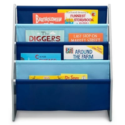 Delta Children Sling Book Rack Bookshelf for Kids' Blue/yellow/red 6 Delta Children Sling Book Rack Bookshelf for Kids' Blue/yellow/red - Image 4