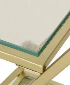 Kokesh Modern Glam Tempered Glass 3 Shelf Asymmetrical Bookcase Gold - Christopher Knight Home -Bookshelves Sales Shop unnamed file 5052