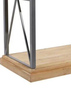 Olivia & May 72" Farmhouse Distressed Shelf Brown - Olivia & May -Bookshelves Sales Shop unnamed file 5068