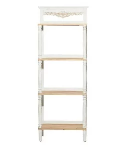Olivia & May Farmhouse Pine Wood Shelving Unit White - Olivia & May 11 Olivia & May Farmhouse Pine Wood Shelving Unit White - Olivia & May -Bookshelves Sales Shop unnamed file 5074