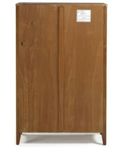 Camaflexi 4 Tier Shaker Style Open Storage Organization Bookshelf Wood Bookcase Shelf Unit w/ 3 Adjustable and 1 Fixed Shelves, Brown Cherry Finish -Bookshelves Sales Shop unnamed file 5107