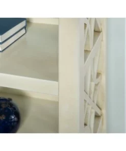 54.7" Whitley Antique Bookshelf White - Linon -Bookshelves Sales Shop unnamed file 5161