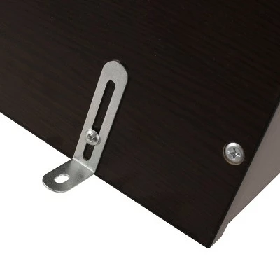 71" Sparks Modern Geometric High Shelf Bookcase Dark Gray - Christopher Knight Home 8 71" Sparks Modern Geometric High Shelf Bookcase Dark Gray - Christopher Knight Home - Image 6