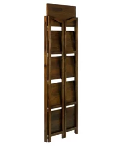 Flora Home Stratford 60.25" 5 Shelf Folding Bookcase