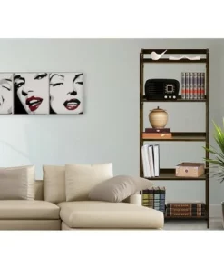 Flora Home Stratford 60.25" 5 Shelf Folding Bookcase -Bookshelves Sales Shop unnamed file 5184