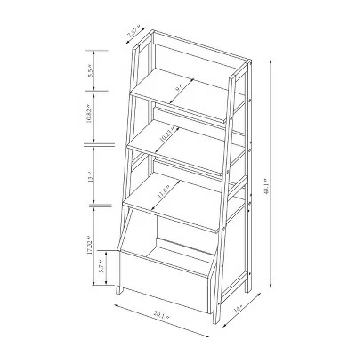 Bly Kids' Bookshelf with Storage White - Pillowfort™ 7 Bly Kids' Bookshelf with Storage White - Pillowfort™ - Image 5