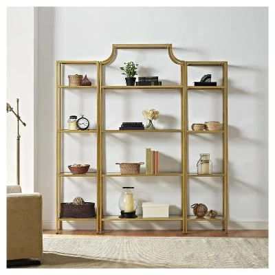 73" Aimee Narrow Etagere - Crosley 6 73" Aimee Narrow Etagere - Crosley - Image 4