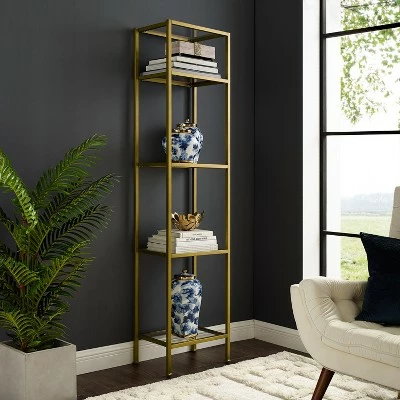 73" Aimee Narrow Etagere - Crosley 7 73" Aimee Narrow Etagere - Crosley - Image 5