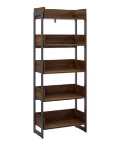 64" Remington Modern Industrial Box Shelf Bookcase - Saracina Home Gray Wash -Bookshelves Sales Shop unnamed file 5224