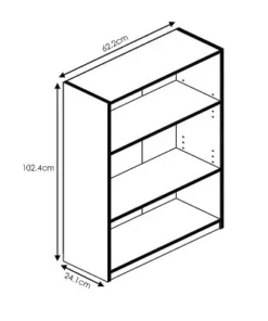 Furinno Jaya Home Simple Sleek Wooden 3 Tier Adjustable Office Open Bookcase Display Closet Storage Shelf for Living Room and Bedroom Spaces, Pink -Bookshelves Sales Shop unnamed file 5227