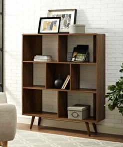 52" Realm Bookshelf Walnut - Modway -Bookshelves Sales Shop unnamed file 5236
