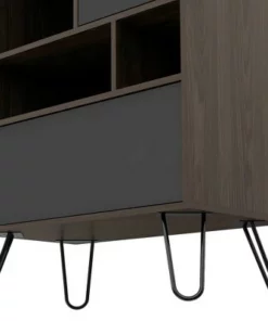 67" Aster 7 Tier Shelf Bookshelf Brown - RST Brands -Bookshelves Sales Shop unnamed file 5259