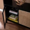 74" Groveholme Bookcase/Storage Shelf Black/Gold - Aiden Lane -Bookshelves Sales Shop unnamed file 5265