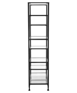 68" Jamel Bookcase Matte Black - Aiden Lane -Bookshelves Sales Shop unnamed file 5275