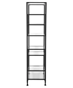 68" Jamel Bookcase Matte Black - Aiden Lane -Bookshelves Sales Shop unnamed file 5276